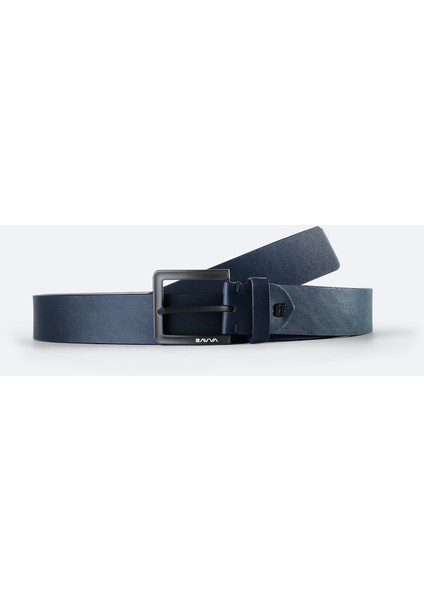 Erkek Lacivert Metal Tokalı Kemer A41y9301