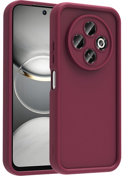 Tecno Spark 30C 4g Kılıf Kamera Korumalı Sys Ananas Kapak - Siyah