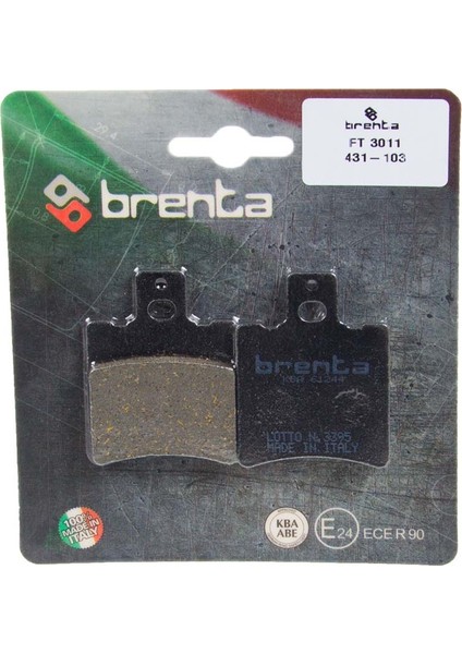 431-103 Brenta Organik Ft 3011 Fren Balata