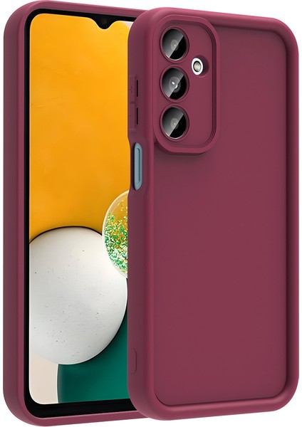 Samsung Galaxy A26 Kılıf Kamera Korumalı Sys Ananas Kapak - Mürdüm