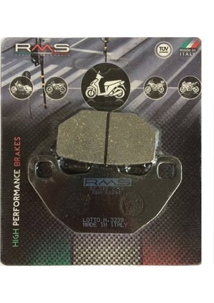 510-2710 Rms Disk Balata Kymco People-Super9 / Sym Joyrıde