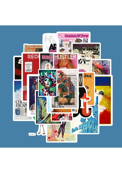 Art Magazin Dergi Kapağı Sticker Paketi -Bullet Journal - Ajanda - Planner - Defter - Laptop Etiket Çıkartma Çok Renkli 10 x 15 Paket Boyutu 3 x 5 cm Stickerlar Paket Içeriği 25 Adet Dadi Ramba fiyatları
