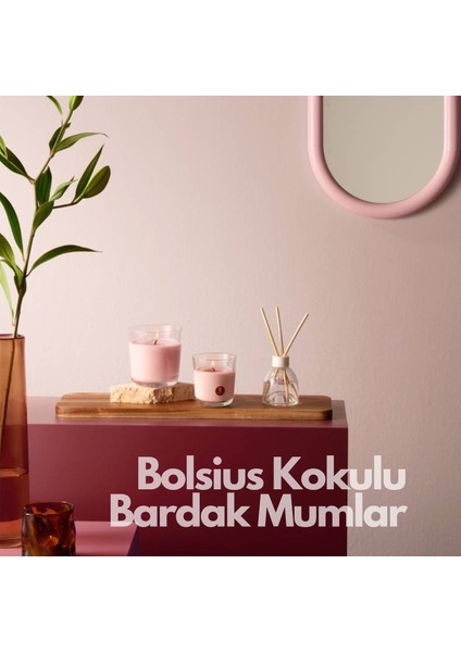Mango Kokulu Bardakta Mum – Sarı Renkli, 80/73 Mm, 25 Saat Yan Ma Süresi indirimleri