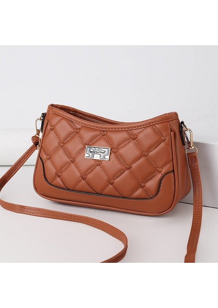 Moda Kadın Crossbody Çanta Bayan Deri Omuz Çantası Kızlar Için Günlük Çanta (Yurt Dışından)