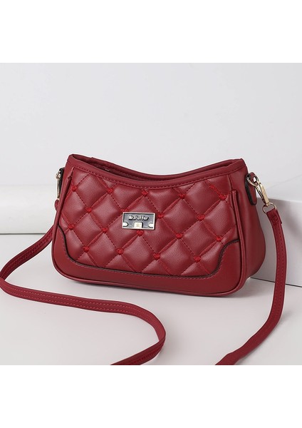 Moda Kadın Crossbody Çanta Bayan Deri Omuz Çantası Kızlar Için Günlük Çanta (Yurt Dışından)