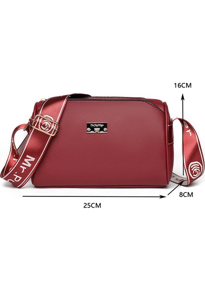 Moda Kadın Crossbody Çanta Bayan Deri Omuz Çantası Kızlar Için Günlük Çanta (Yurt Dışından) indirimleri