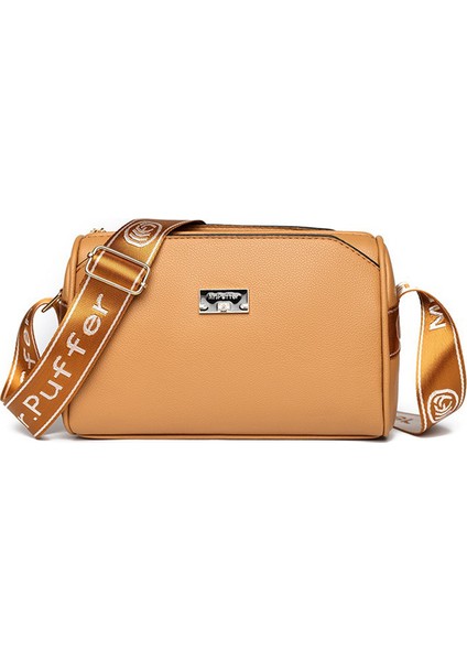 Moda Kadın Crossbody Çanta Bayan Deri Omuz Çantası Kızlar Için Günlük Çanta (Yurt Dışından)