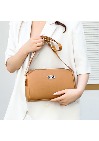 Moda Kadın Crossbody Çanta Bayan Deri Omuz Çantası Kızlar Için Günlük Çanta (Yurt Dışından) modelleri