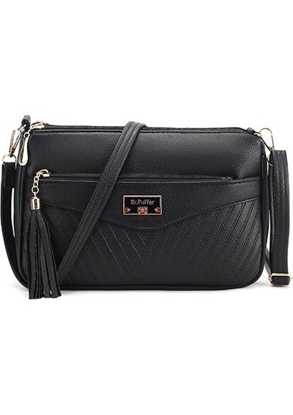 Moda Kadın Crossbody Çanta Bayan Deri Omuz Çantası Kızlar Için Günlük Çanta (Yurt Dışından)