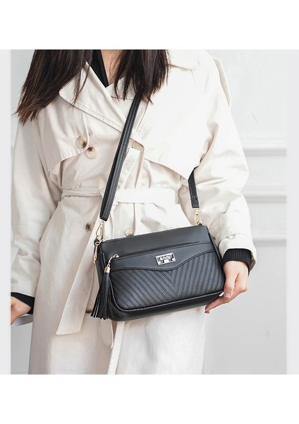 Moda Kadın Crossbody Çanta Bayan Deri Omuz Çantası Kızlar Için Günlük Çanta (Yurt Dışından) fiyatları