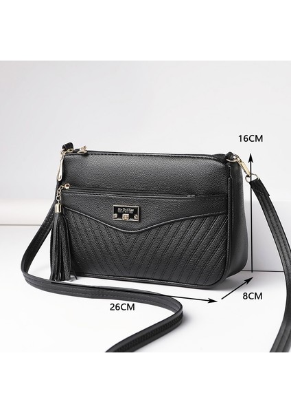 Moda Kadın Crossbody Çanta Bayan Deri Omuz Çantası Kızlar Için Günlük Çanta (Yurt Dışından) indirimleri