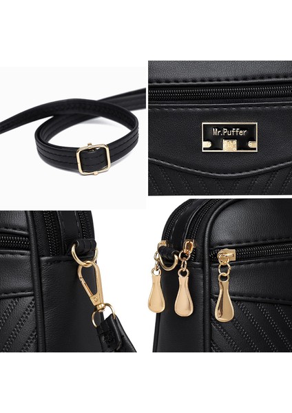 Moda Kadın Crossbody Çanta Bayan Deri Omuz Çantası Kızlar Için Günlük Çanta (Yurt Dışından) modelleri