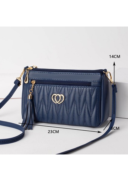 Moda Kadınlar Crossbody Çanta Bayanlar Deri Omuz Çantası Kızlar Için Püsküllü Çanta (Yurt Dışından) fiyatları