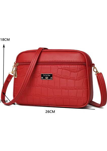Moda Kadın Crossbody Çanta Bayan Deri Omuz Çantası Kızlar Için Günlük Çanta (Yurt Dışından) modelleri