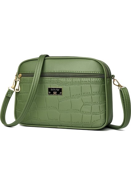 Moda Kadın Crossbody Çanta Bayan Deri Omuz Çantası Kızlar Için Günlük Çanta (Yurt Dışından)