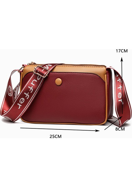 Moda Kadın Crossbody Çanta Bayan Deri Omuz Çantası Kızlar Için Günlük Çanta (Yurt Dışından) fiyatları