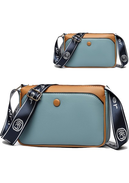 Moda Kadın Crossbody Çanta Bayan Deri Omuz Çantası Kızlar Için Günlük Çanta (Yurt Dışından)