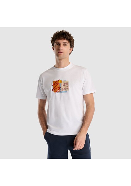 Nb New Balance MNT1511 Beyaz Erkek Tişört