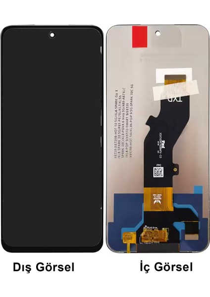 Tecno Spark 30C Uyumlu Lcd+Dokunmatik