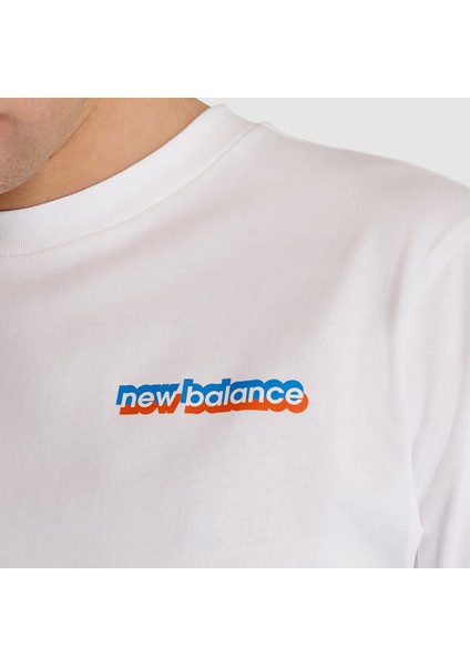 New Balance MNT1533 Beyaz Erkek Tişört