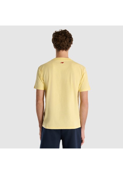 New Balance MNT1511 Sarı Erkek Tişört