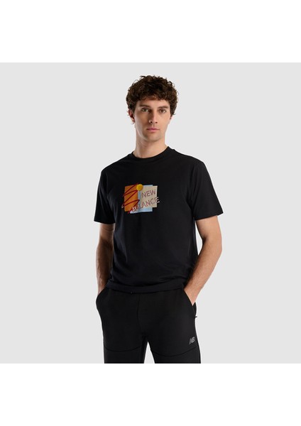 New Balance MNT1511 Siyah Erkek Tişört
