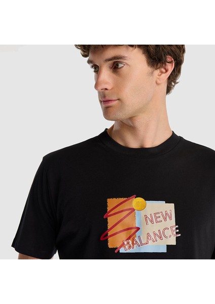 New Balance MNT1511 Siyah Erkek Tişört