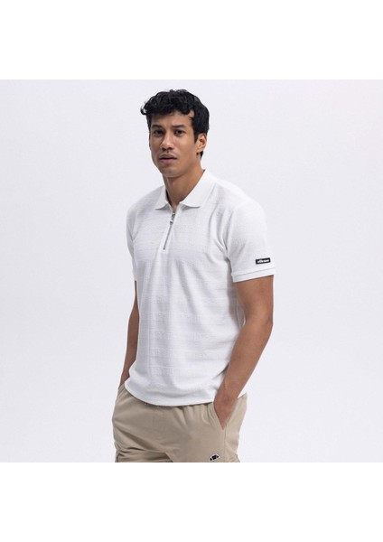 EM493-OF Polo Yaka Erkek T-Shirt - Kırık Beyaz modelleri