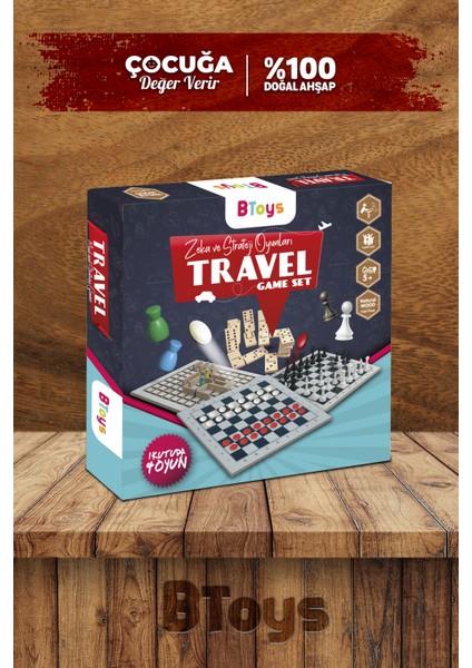 Travel Set - Ahşap Zeka Ve Strateji Oyunu