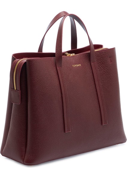 Bordo Hakiki Deri Kadın El Çantası - S25Y1BC80291-M71 fiyatları