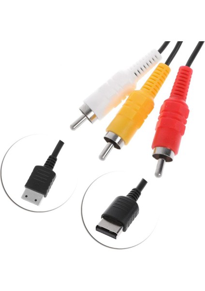 Open-Smart 1.8m/6ft Rca Ses Video Av Stereo Kompozit Adaptör Kablosu Sega Dreamcast Için (Yurt Dışından)