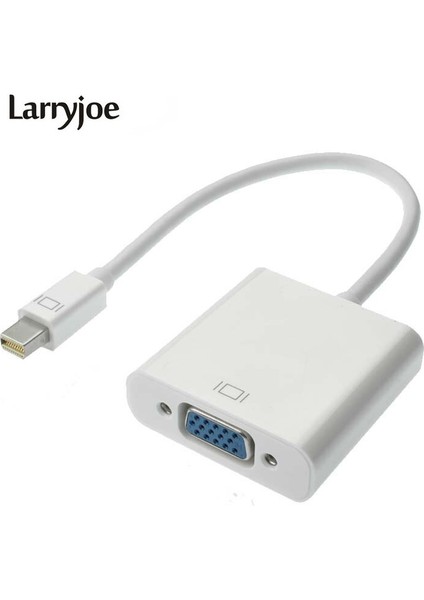 Larryjoe 1 Adet/grup Sıcak Satış Kablosu Video Mini Displayport Ekran Bağlantı Noktası Dp Erkek Apple Macbook Için VGA Kablosu Adaptörü (Yurt Dışından) fiyatları