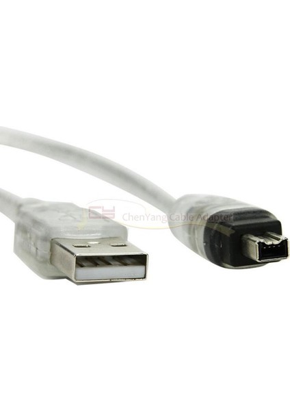 USB Erkek Firewire Ieee 1394 4 Pin Erkek Ilink Adaptör Kablosu Firewire 1394 Kablo Sony DCR-TRV75E Dv Kamera Kablosu 100 cm (Yurt Dışından)