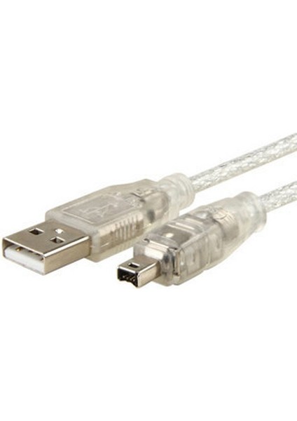 USB Erkek Firewire Ieee 1394 4 Pin Erkek Ilink Adaptör Kablosu Firewire 1394 Kablo Sony DCR-TRV75E Dv Kamera Kablosu 100 cm (Yurt Dışından) fırsatları