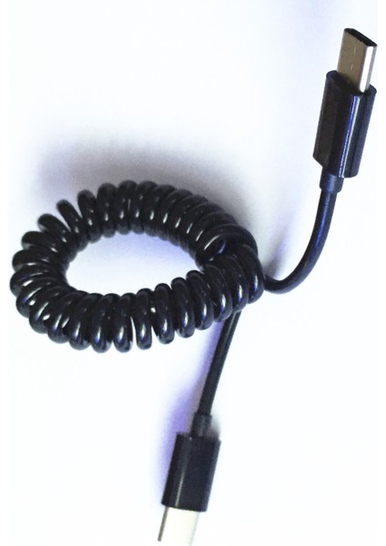Spiral Sarmal USB 3.1 C-Type Erkek - USB 3.1 C-Type Erkek Adaptör Adaptör Kablosu 1m (Yurt Dışından) modelleri