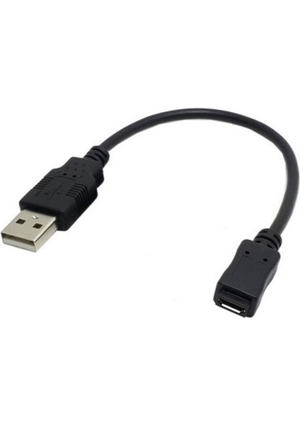 Mikro USB B Tipi 5pin Dişi - USB 2.0 Erkek Konnektör Uzatma Kablosu 25CM (Yurt Dışından)