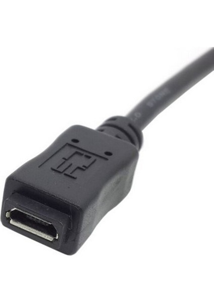 Mikro USB B Tipi 5pin Dişi - USB 2.0 Erkek Konnektör Uzatma Kablosu 25CM (Yurt Dışından)