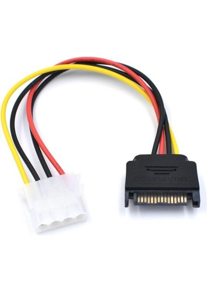2 Adet/grup 15 Pin Sata Erkek Molex Ide 4 Pin Dişi Adaptör Uzatma Güç Kablosu (Yurt Dışından)