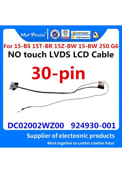 Yeni LCD Kablo Hp 15-Bs 15T-BR 15Z-BW 15-Bw 250 G6 CBL50 LCD Edp Kablo Nt Lvds LCD Kablo DC02002WZ00 924930-001 (Yurt Dışından)