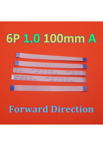Acer 4741 4741G 5750 5750G Için 2x Ffc Fpc Esnek Kablo Dokunmatik Yüzey Esnek Kablo Uzunluk 10 cm 6- Pim 1 0 mm Aralık 6 Pim Ileri 100 mm (Yurt Dışından)