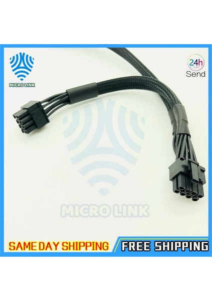 Pcı Express Gpu 8pin Çift 8(6+2)Pin Güç Kablosu Grafik Kartı 8pin 1 Ila 2 Güç Kablosu Corsair RM650X RM750X RM850X RM1000X (Yurt Dışından) fırsatları