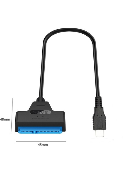USB 3.1 Tip C Sata Kabloları Dönüştürücü Erkek - 2 5 '' HDD / SSD Sürücü Tel Adaptörü Kablolu Dönüştürücü (Yurt Dışından)