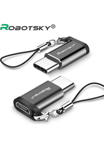 Adaptör USB Tip-C Mikro USB Dönüştürücü Kablo C Tipi Adaptör USB 3.1 Desteği Otg Xiaomi 4c/huawei/htc Oneplus Lg Tablet (Yurt Dışından)