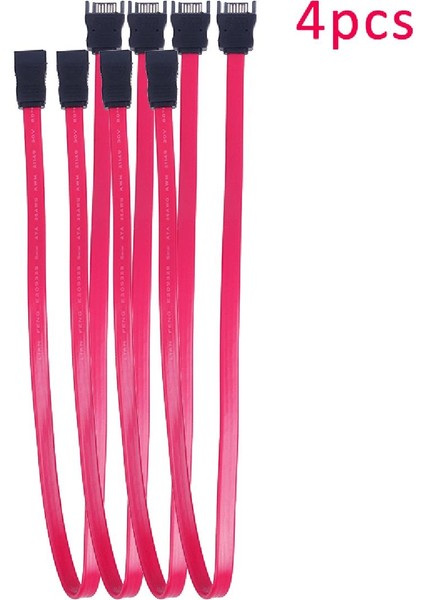 4 Adet/takım Yüksek Hızlı Sata 7pin Erkek Dişi M/f Uzatma HDD Konektörü Senkronizasyon Veri Kablosu Bilgisayar Bağlantısı ve Eklentisi (Yurt Dışından)