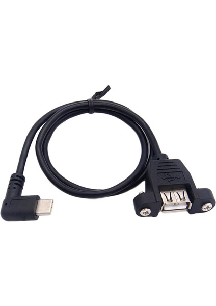 Yüksek Hızlı 90 Derece USB 3.1 Usb-C Tip-C Erkek USB 2.0 Dişi Kablo Şasi Anakart Için Panel Montaj Vida Delikleri ile (Yurt Dışından) fırsatları
