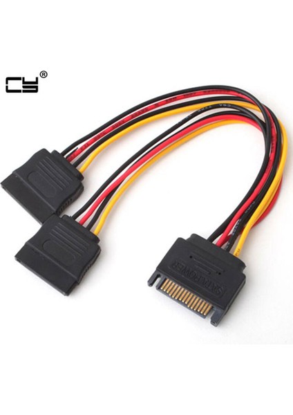 Sata Ii Sabit Sürücü Erkek Gücü - 2 Dişi Bölme ve 1 - 2 Uzatma Kablosu Kablosu (Yurt Dışından)