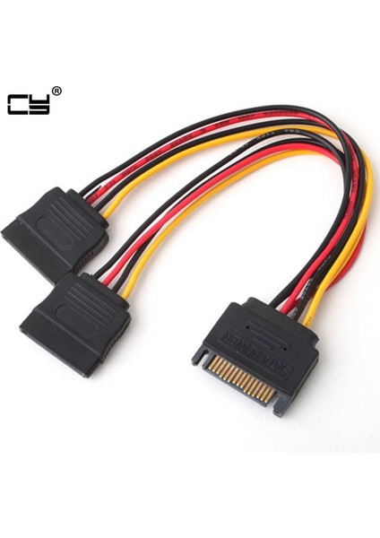 Sata Ii Sabit Sürücü Erkek Gücü - 2 Dişi Bölme ve 1 - 2 Uzatma Kablosu Kablosu (Yurt Dışından) fiyatları