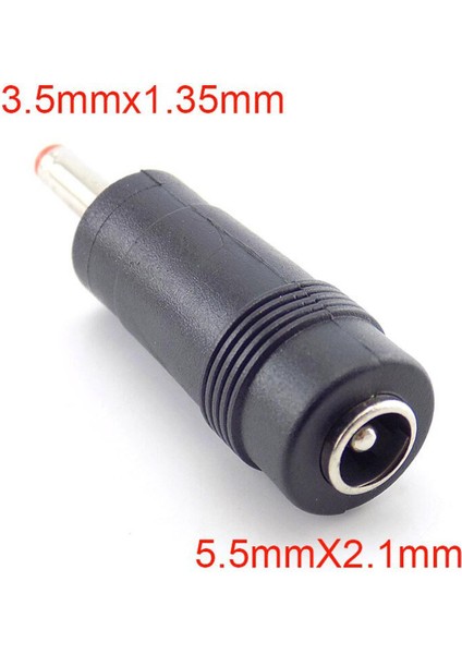 Adet Dc Güç Adaptörü Dişi Erkek 5.5x2.1mm 3.5X1.35MM Konnektör Fişi Dizüstü Bilgisayar Kabloları (Yurt Dışından)