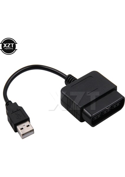 1 Adet Siyah Ps2 Için Ps3 Pc Video Oyunu Aksesuarı USB Adaptörü Dönüştürücü Kablosu Oyun Denetleyicisi Için Yüksek Hızlı (Yurt Dışından)