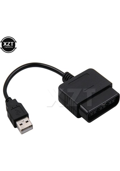1 Adet Siyah Ps2 Için Ps3 Pc Video Oyunu Aksesuarı USB Adaptörü Dönüştürücü Kablosu Oyun Denetleyicisi Için Yüksek Hızlı (Yurt Dışından)